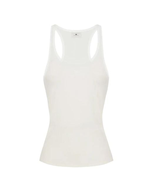 Elisabetta Franchi White Tank Top