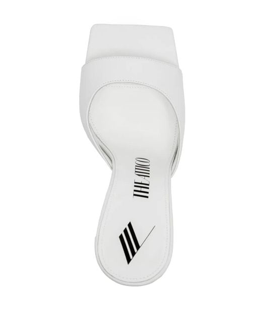 The Attico White Cheope Open-Toe Sandals