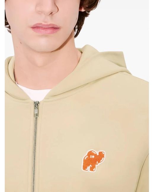 KENZO Natural Zip Hoodie for men