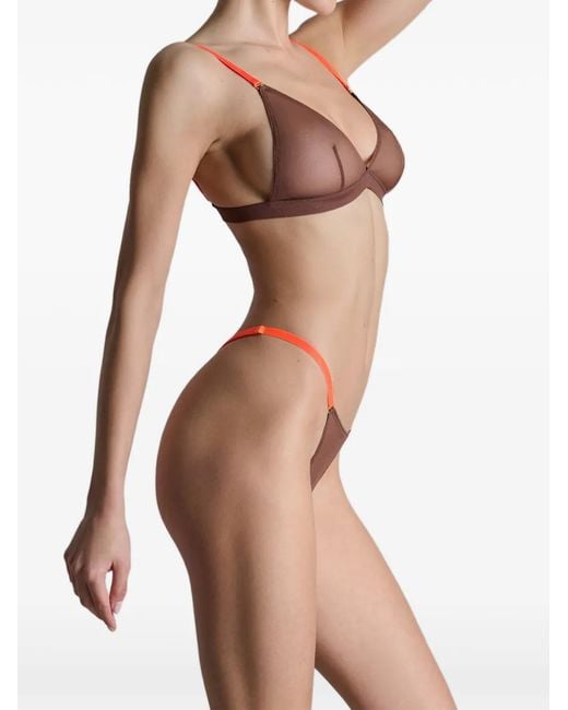 Maison Close Natural Corps À Corps Mesh Thong