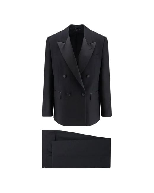 Lardini Black Soiree Double-Breasted Tuxedo for men
