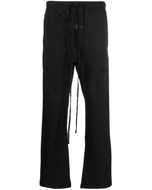 Fear Of God Black Logo Print Track Pants for men