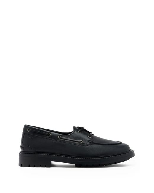 Bally Black B-Lug Leather Derby Shoes for men
