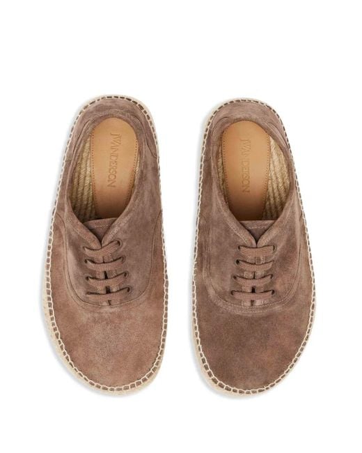 J.W. Anderson Brown Lace-Up Platform Sneakers