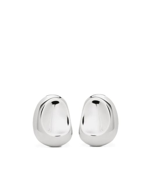 Monica Vinader White Aria Earrings