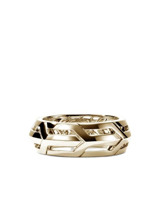 Anello Con Motivo Geometrico di John Hardy in Metallic