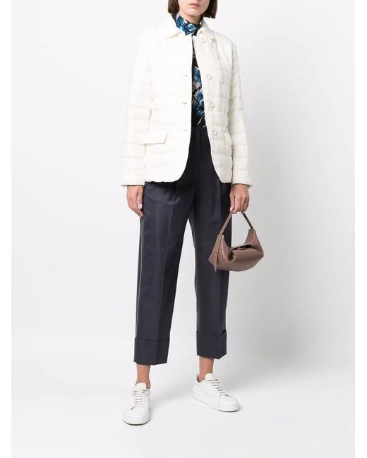 Herno White Padded Down Jacket