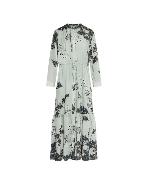 Munthe Gray Bernadette Floral-Print Dress