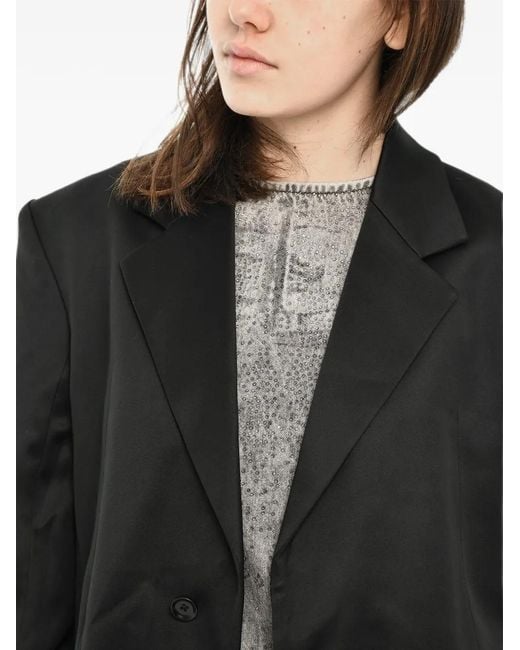 DIESEL Black G-Kessa Satin Blazer