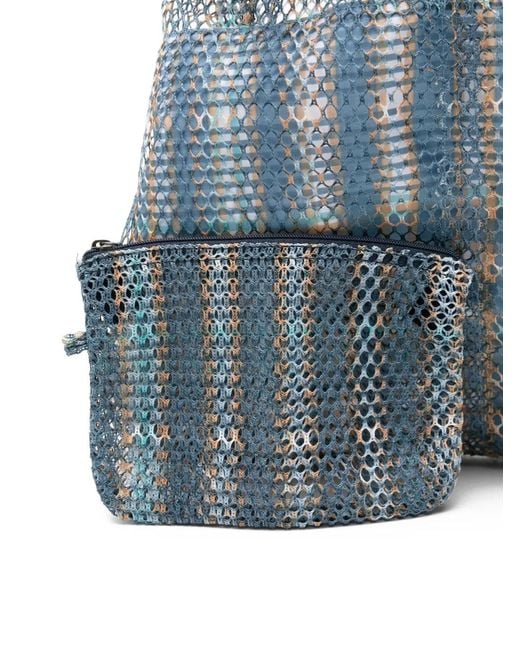 Epice Blue Elvizer S Check Shoulder Bag