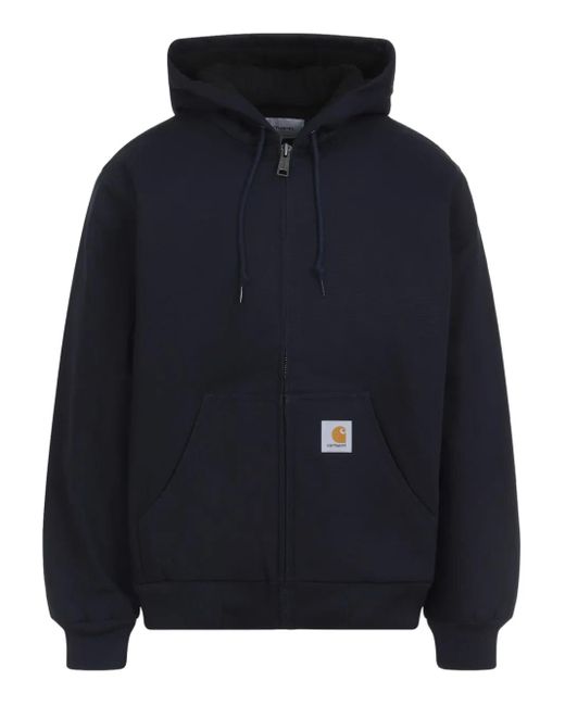 Giacca Con Cappuccio E Zip di Carhartt in Blue da Uomo