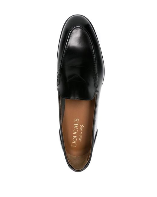 Doucal's Penny-Loafer aus Leder in Black für Herren