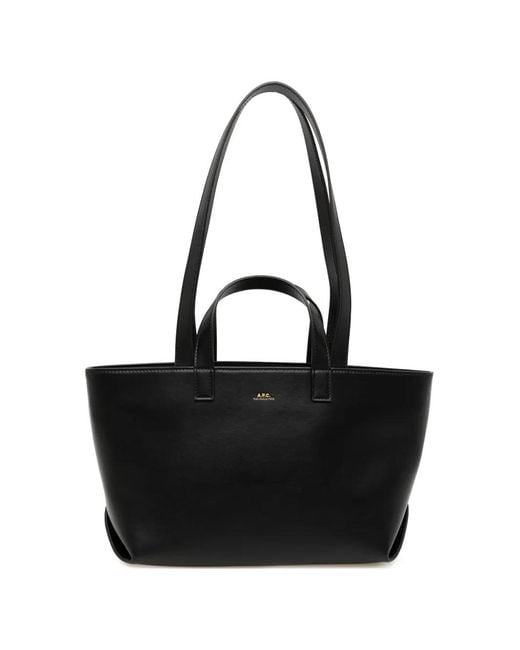 A.P.C. Black Le Drummer Tote Bag