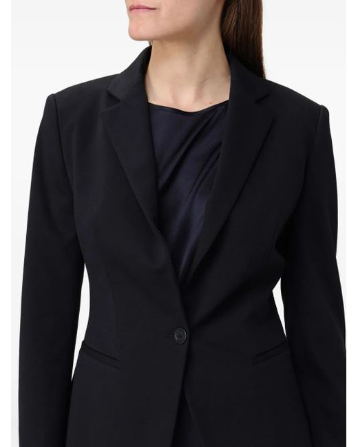 Dondup Black Single-Breasted Blazer