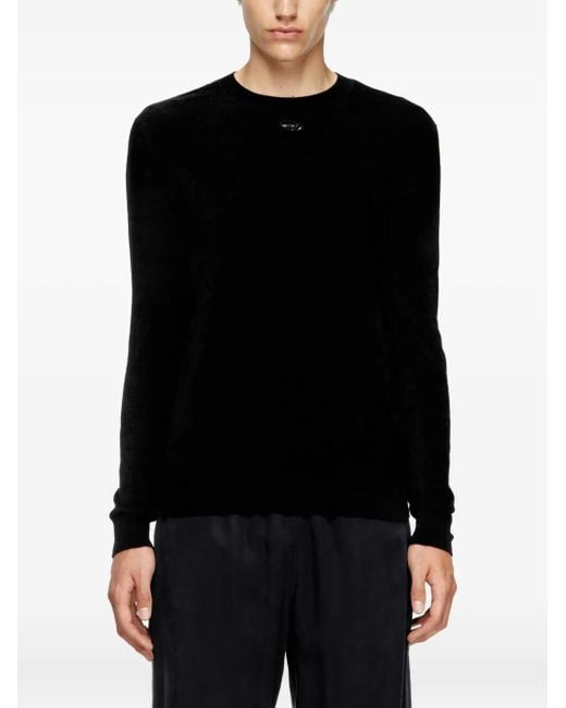 DIESEL Black Vieri Sweater for men