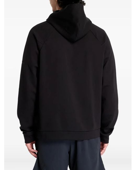 C.r.a.f.t Black Join Raglan-Sleeve Hoodie for men