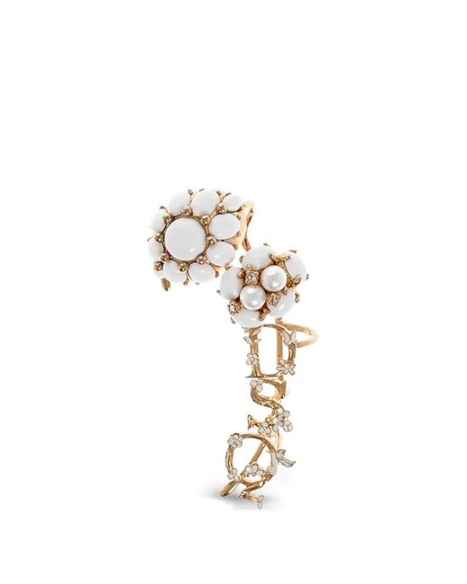 DSquared² Metallic Ohrringe Mit Logo