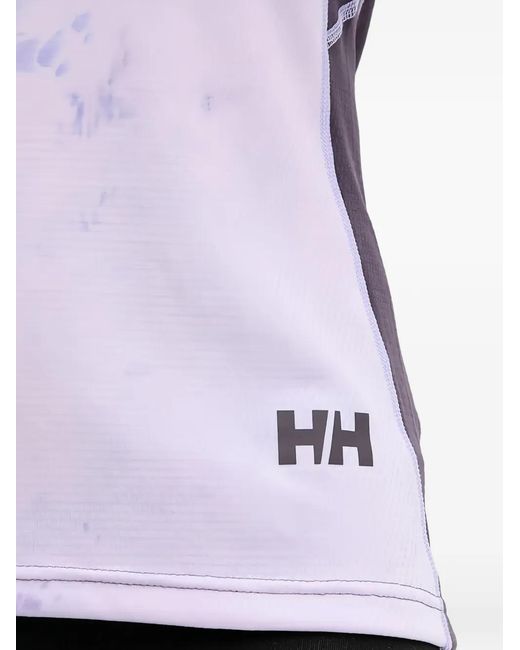 Helly Hansen Purple Veste À Imprimé Tie Dye