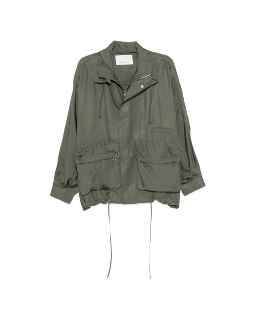 Frankie Shop Green Breya Fluid Jacket