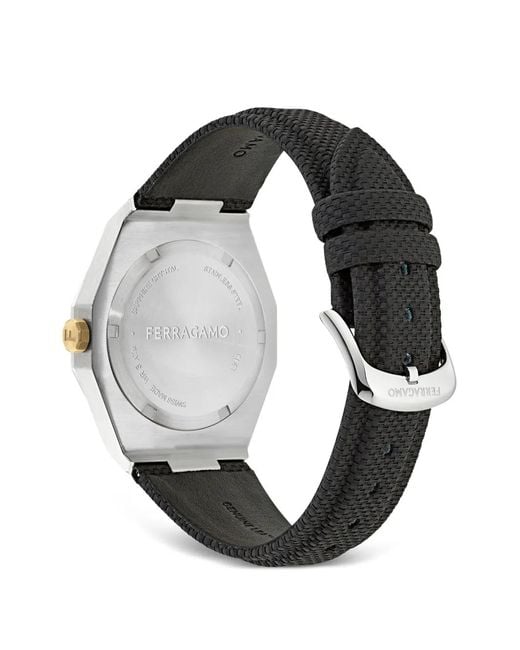 Ferragamo Black Versilia 40Mm Watch for men