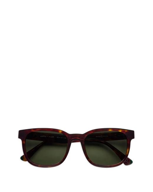 Etnia Barcelona Black Luzon Square Frame Sunglasses for men