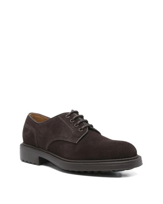 Doucal's Brown Derbies En Daim for men