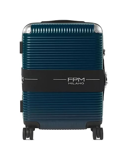 Fpm Milano Blue 55 Bank Zip Deluxe Spinner Luggage Bag