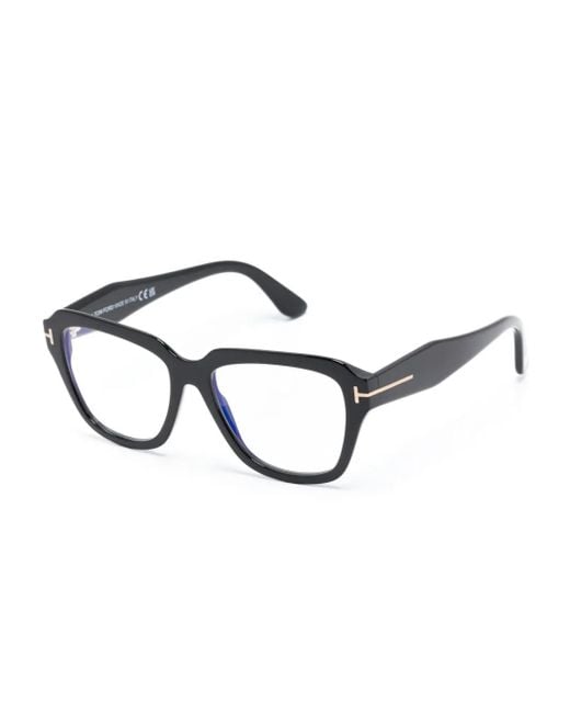 Tom Ford Black Cat-Eye Glasses