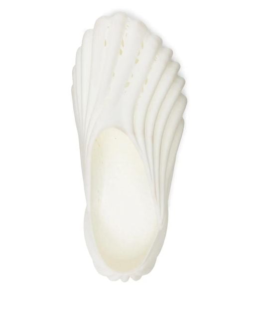 ALIVEFORM White Armis Slide Mules for men