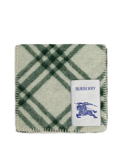 Sciarpa A Quadri di Burberry in Green
