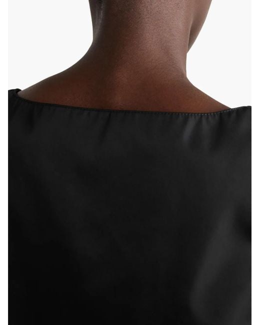 Prada Black Re-Nylon Mini-Dress