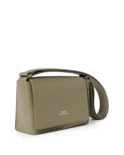 Studio Nicholson Metallic Mini Sac Porté Épaule Meshi