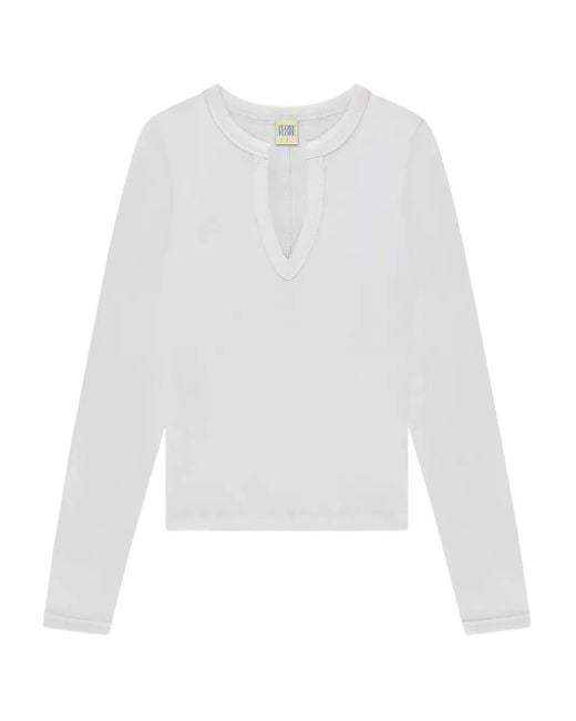Flore Flore Iman ロングtシャツ White