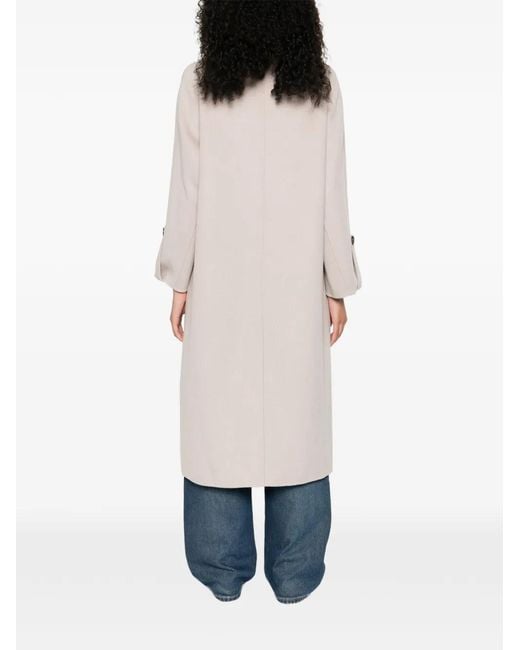 Max Mara ノッチドラペル ダブルコート Natural