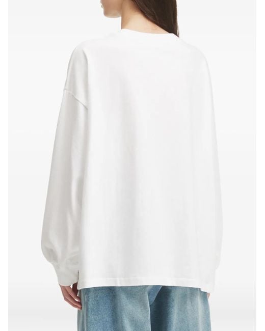 Chocoolate エンブロイダリー スウェットシャツ White