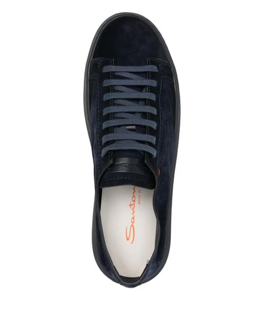 Sneakers Stringate di Santoni in Blue da Uomo