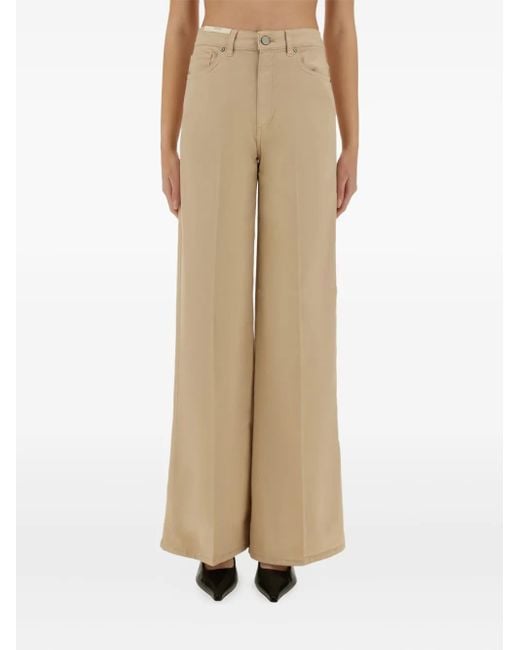 PT Torino ロゴパッチ パンツ Natural