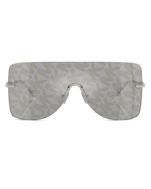 Michael Kors Gray London Shield-frame Sunglasses