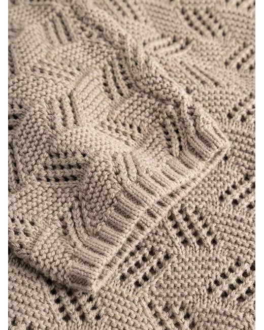 Les Deux Natural Openwork Shirt for men