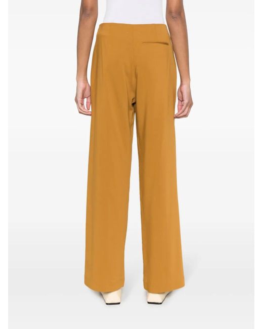 Forte_forte Yellow Crepe Trousers