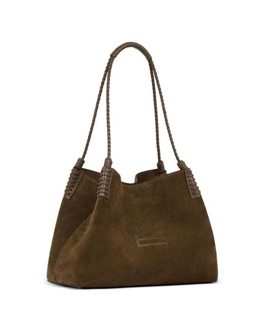 Etro Brown Medium Libra Shoulder Bag