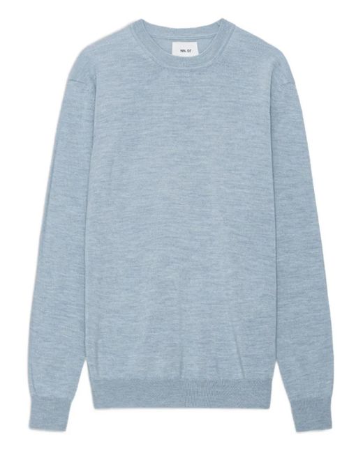 メンズ NN07 Crew-neck Long-sleeve Sweater Blue