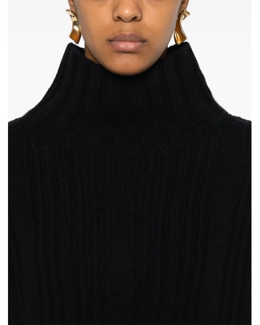 Pull Vitalba En Maille Côtelée Max Mara en coloris Black