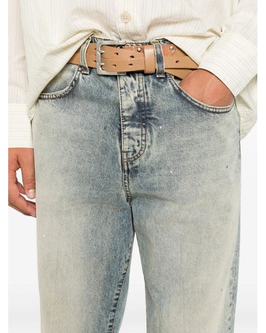 Bonheur Gray Jean Droit À Passants De Ceinture for men