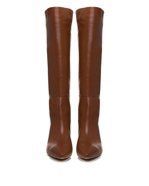 Ginissima Brown 65Mm Milla Pointed-Toe Boots