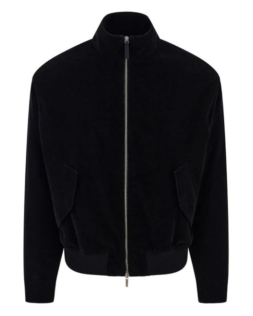 Ferragamo Black Corduroy Jacket for men