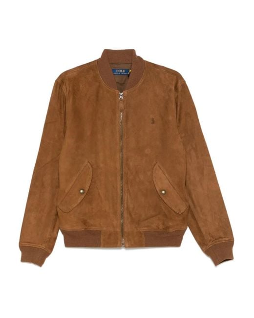 Polo Ralph Lauren Brown Polo Pony-Embroidered Jacket for men