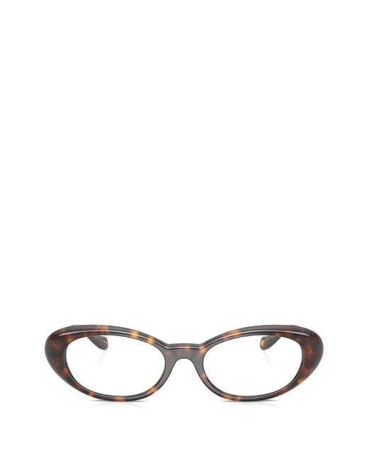 Occhiali Cat-Eye di Versace in White