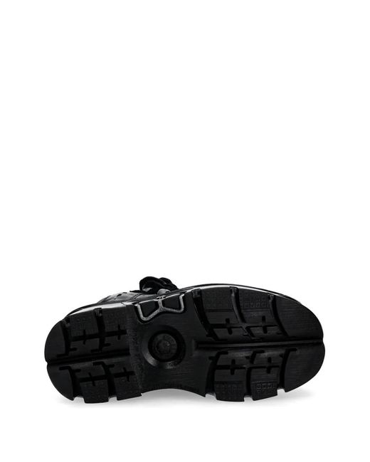 Zapatillas M-Wall Con Plataforma New Rock de color Black