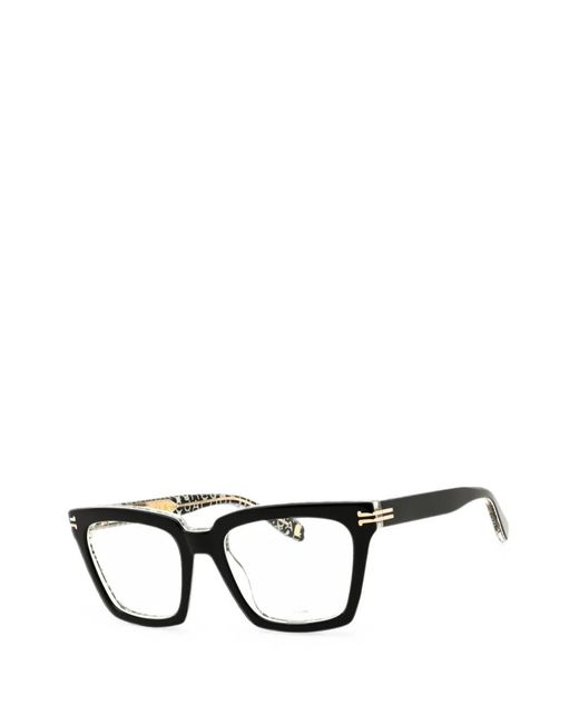 Marc Jacobs Black Rectangle-Frame Glasses